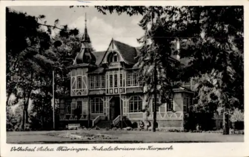 Ak Bad Sulza Thüringen, Inhalatorium im Kurpark