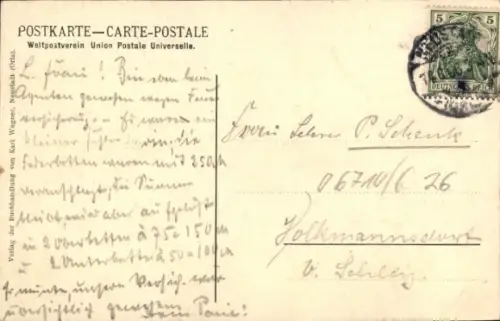 Ak Neustadt an der Orla, Karl Alexander Straße, Geschäfte