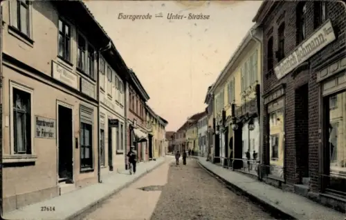 Ak Harzgerode am Harz, Unterstraße