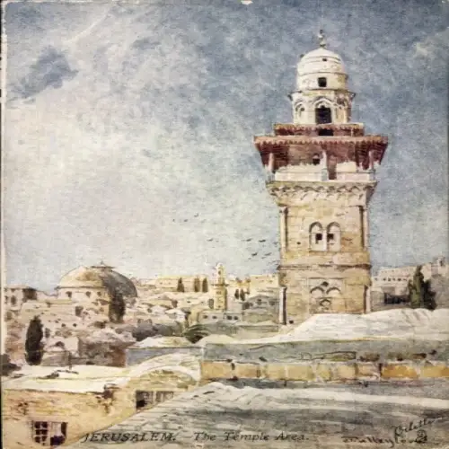 Ak Jerusalem Israel, Temple-Area