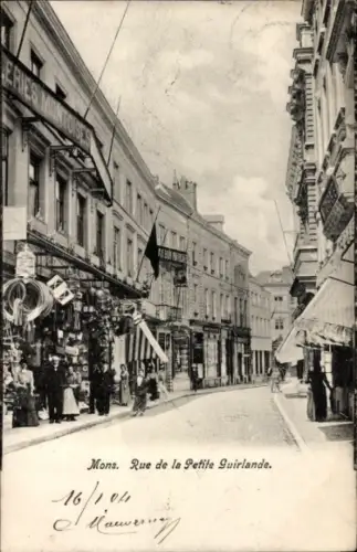 CPA Mons Wallonie Hainaut, Rue de la Petite Guirlande