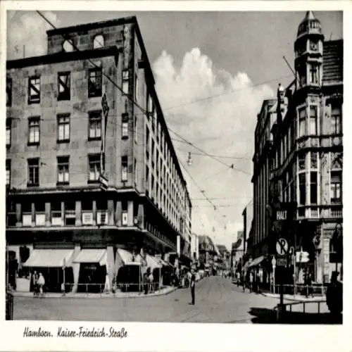 Ak Duisburg Hamborn, Kaiser-Friedrich-Straße
