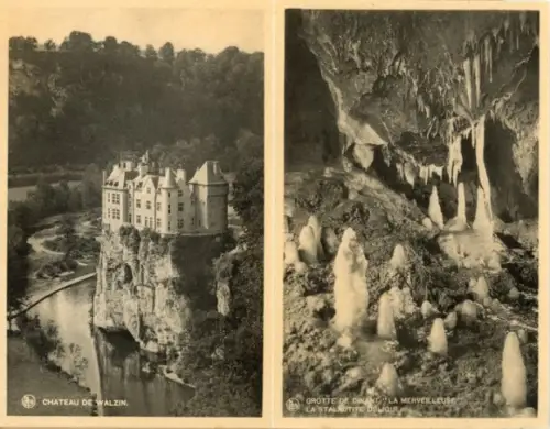 12 Ak im Umschlag, Dinant Wallonien Namur, diverse Ansichten