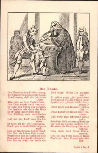 6 Ak Münchhausen Serie 1, 1-6