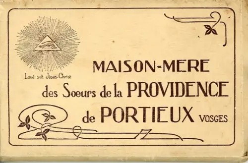 20 Ak im Umschlag, Portieux Vosges, Maison-Mère des Soeurs de la Providence de Portieux Vosges