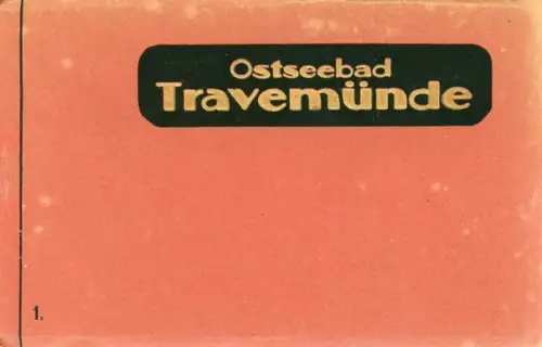 9 Ak im Umschlag, Ostseebad Travemünde Lübeck, Photograph und Verlag Georg Gärtner