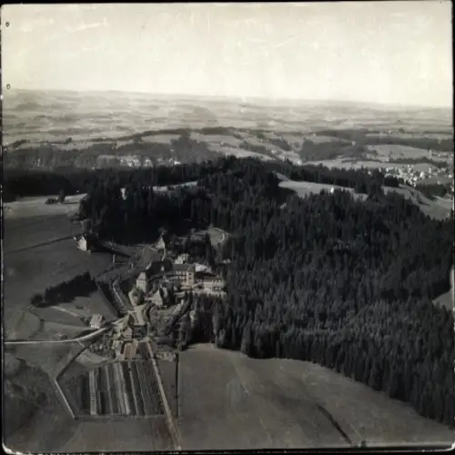 Foto Scheidegg im Allgäu Schwaben, Fliegeraufnahme