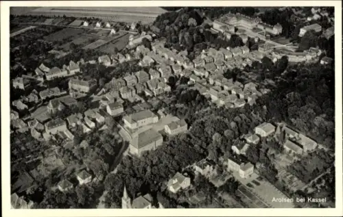 Ak Bad Arolsen in Hessen, Luftaufnahme