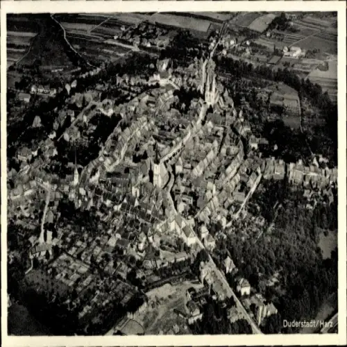 Ak Duderstadt im Eichsfeld, Luftbild