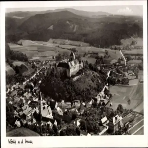 Ak Wörth an der Donau Oberpfalz Bayern, Panorama