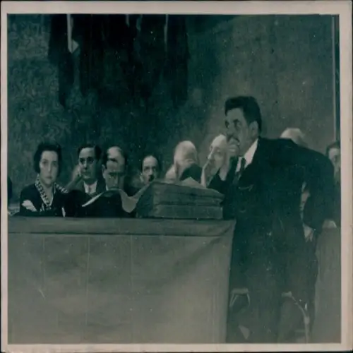 Foto Toulouse Haute Garonne, Au Congress Radical de Poulous, Georges Bonnet