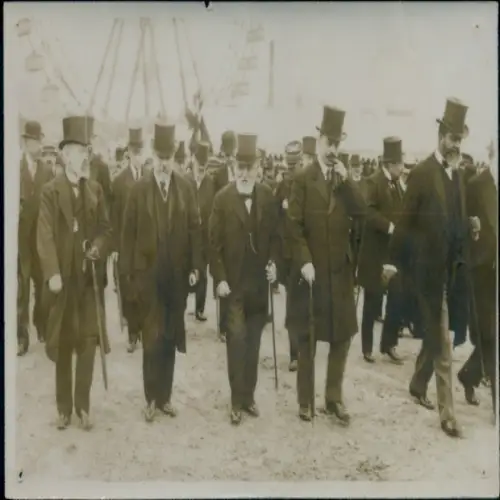 Foto Paris, Landwirtschaftsausstellung, Eröffnung, Politiker, Poincare