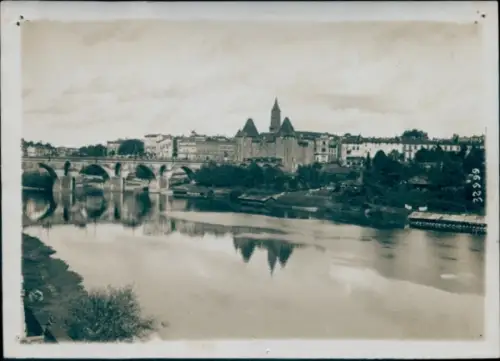 Foto Montauban Tarn et Garonne, Gesamtansicht, Fluss, Brücke, November 1913