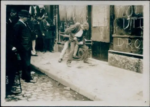Foto Paris XII., Rue Traversiere, Aufbruch in ein Restaurant, 1911