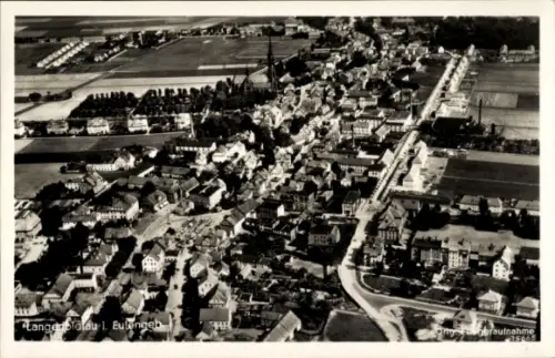 Ak Bielawa Langenbielau Schlesien, Fliegeraufnahme