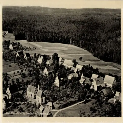 Ak Freudenstadt im Schwarzwald, Landschaftsaufnahme,  ländliche Architektur