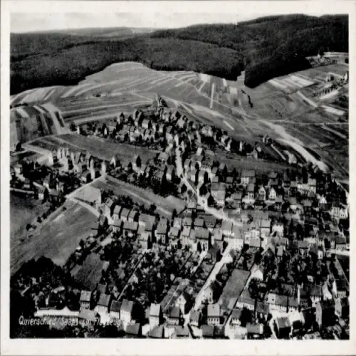 Ak Quierschied im Saarland, Luftaufnahme von  Wohnhäuser, ländliche Umgebung, 1941