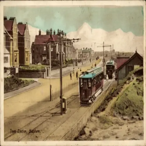 PC Norbreck Bispham Blackpool North West England, Tram Station