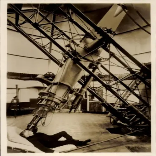 Foto Ak Greenwich London, Royal Observatory, Telescope