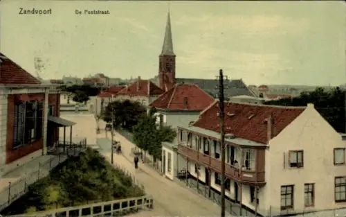 Ak Zandvoort Noord-Holland Nederland, De Poststraat