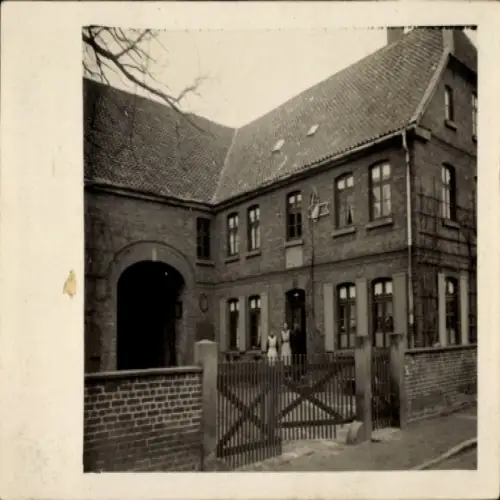 Foto Ak Querum Braunschweig in Niedersachsen, Köterei Nr. 5, Gehöft, Anwohner
