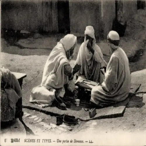 Ak Maghreb, Männer spielen Domino