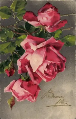 Künstler Ak Klein, Catharina, Rote Rosen