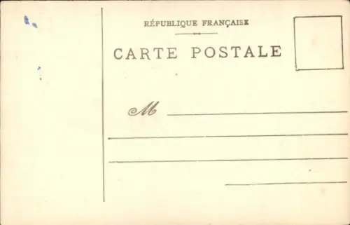 Ak Mann schreibt an der Wand, Tracht, Mütze, Halstuch