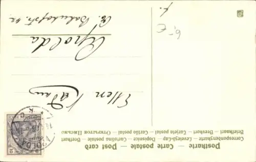 Ak Glückwunsch Ostern, Osterhasen