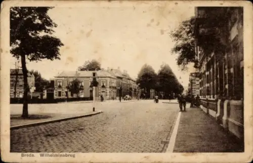 Ak Breda Nordbrabant Niederlande, Wilhelminabrug