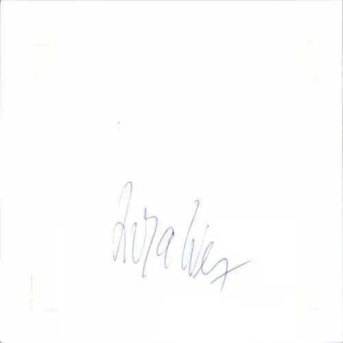 Autogramm Politikerin Helga Wex, CDU