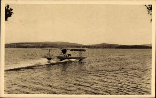 Ak En Morvan, Lac des Settons, Tour du Lac en Hydravion, Wasserflugzeug