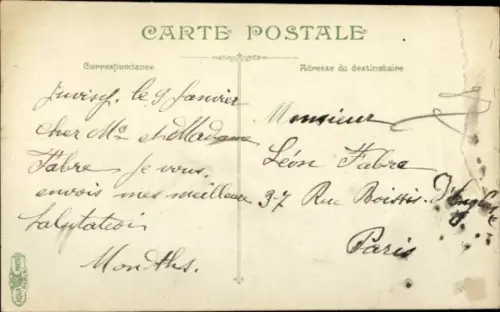 Ak Das Blériot-Flugzeug, Doppeldecker, Luftfahrt