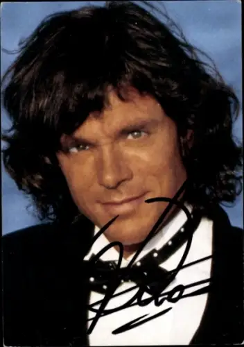 Autogrammkarte Sänger Jürgen Drews, Portrait, Autogramm