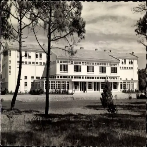 Ak St. Hilaire de Riez Vendee, Colonie de Vacances de la Ville d'Argenteuil, Facade prinicipale