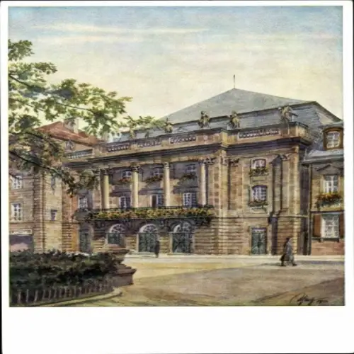 Künstler Ak Schmitz, Hans, Bayreuth, Markgräfliches Opernhaus