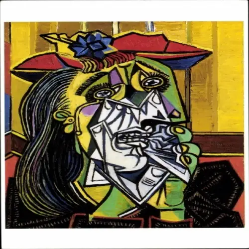 Künstler Ak Picasso, Pablo, Weinende Frau