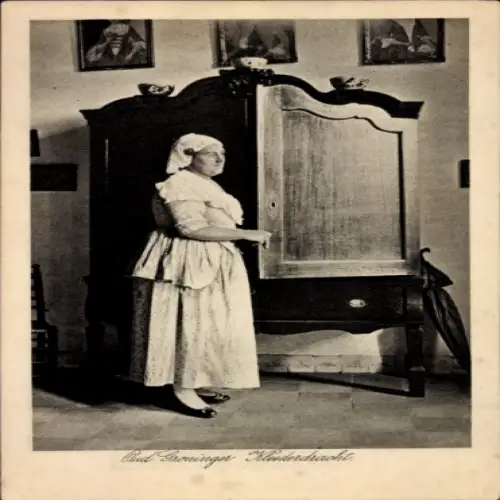 Ak Oud Groninger Kleederdracht, Niederlande, Tracht