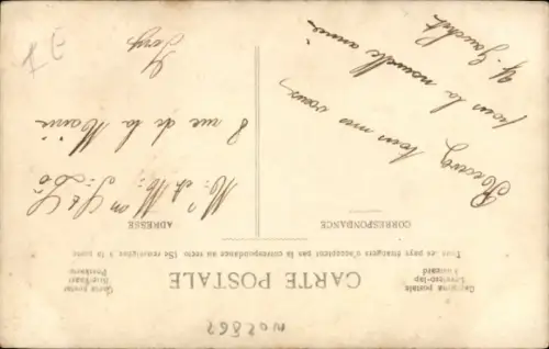 Ak Frohes Neujahr, Schneemann nebst Frau