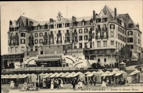CPA Saint Lunaire Ille et Vilainem Casino et Grand Hotel