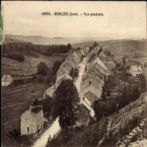 CPA Bonlieu Jura, vue générale
