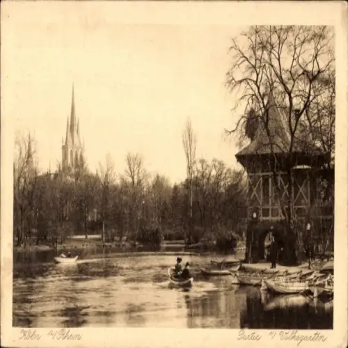 Ak Köln am Rhein, Volksgarten