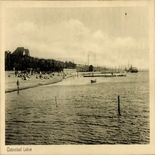 Ak Ostseebad Laboe, Gesamtansicht