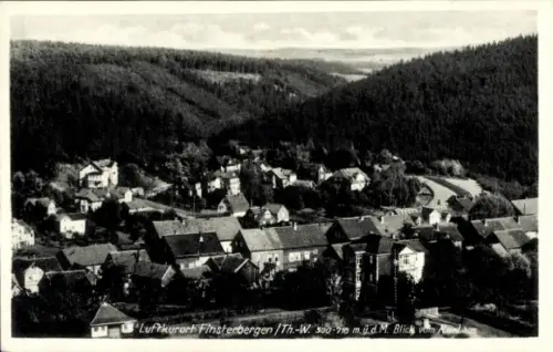Ak Finsterbergen Friedrichroda im Thüringer Wald, Luftkurort  Blick von oben, schöne Landschaft