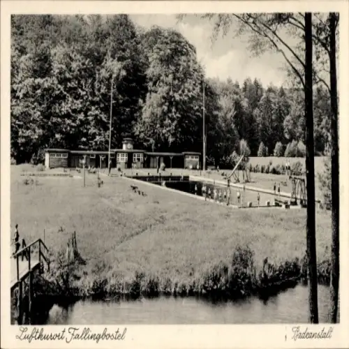 Ak Bad Fallingbostel Lüneburger Heide, Badeanstalt