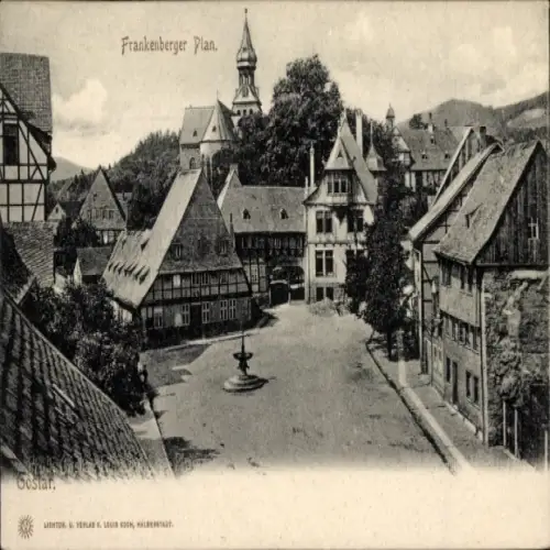 Ak Goslar am Harz, Frankenberger Plan