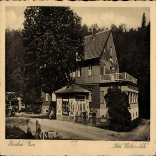Ak Alexisbad Harzgerode am Harz, Hotel Klostermühle