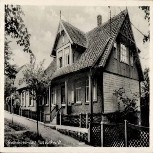 Ak Friedrichsbrunn Thale im Harz, Haus Danckwarth