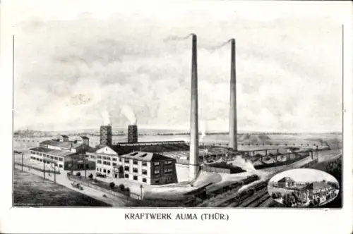 Ak Auma in Thüringen, Kraftwerk