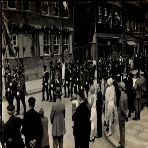 Foto Ak Bleicherode am Harz, Schützenfest 1931